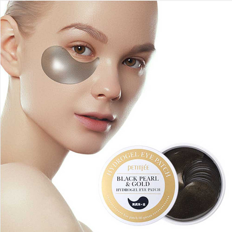 Пачове за очи Petitfee Black Pearl & Gold Hydrogel Eye Patch 60pcs