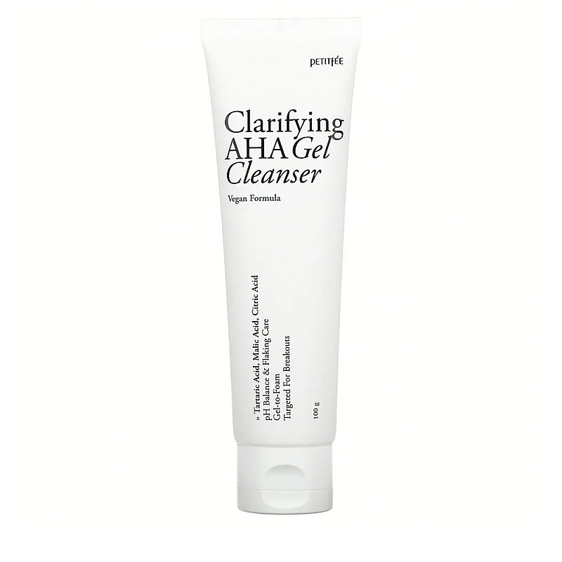 Почистващ гел за проблемна кожа Petitfee Clarifying AHA Gel Cleanser 100ml