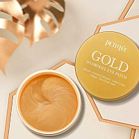 Пачове за очи със злато и розова вода Petitfee Gold Hydrogel Eye Patch 60pcs