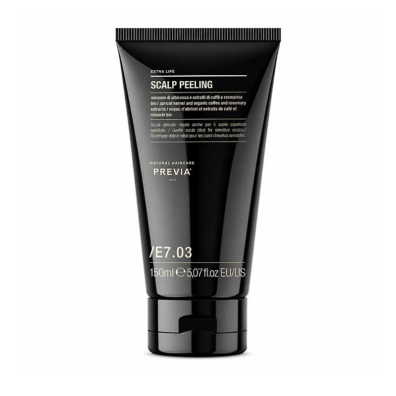 Ексфолиращ пилинг за скалп с органичен артишок Previa Extra Life Hair Scalp Peeling 150ml