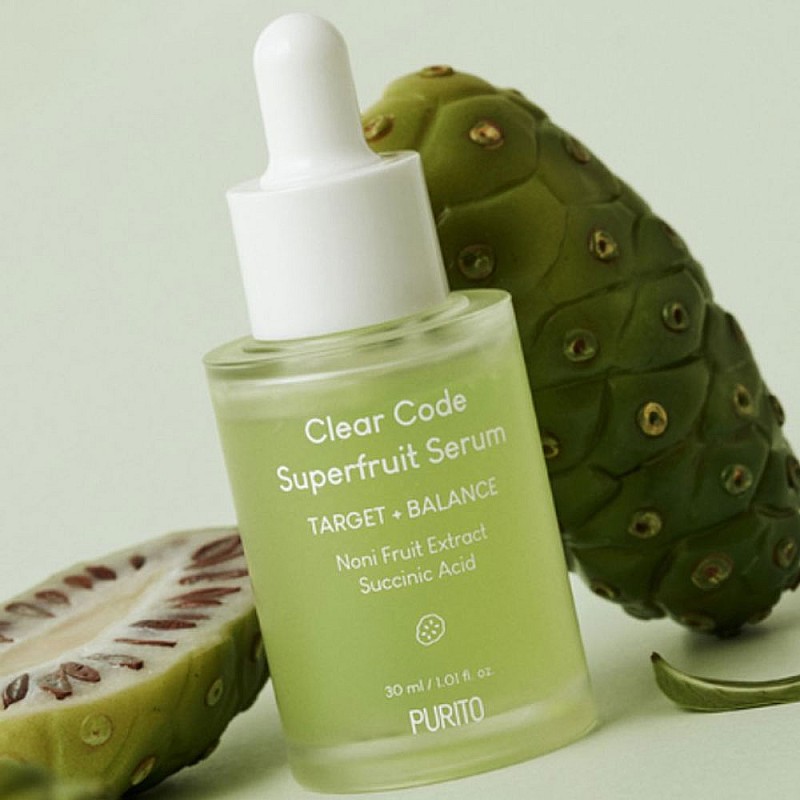 Анти-акне балансиращ серум с плодов екстракт Purito Clear Code Superfruit Serum 30ml