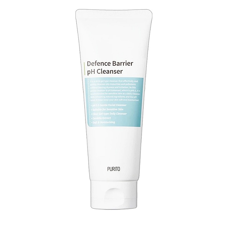 Почистващ гел за лице подпомагащ защитната бариера Purito Defence Barrier pH Cleanser 150ml