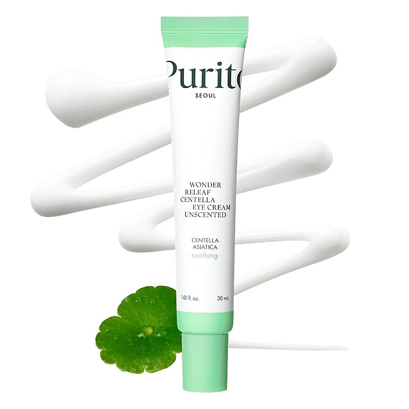 Околоочен крем за много чувствителна кожа без аромат Purito Wonder Releaf Centella Eye Cream Unscented 30ml