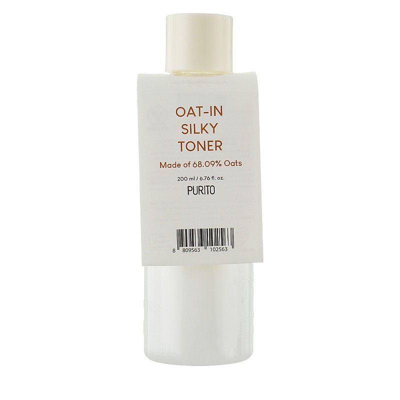 Успокояващ тонер есенция 2в1 с овес Purito Oat-in Silky Toner 200ml