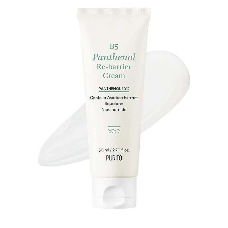 Възстановяващ крем за лице с пантенол Purito B5 Panthenol Re-Barrier Cream Panthenol 80ml