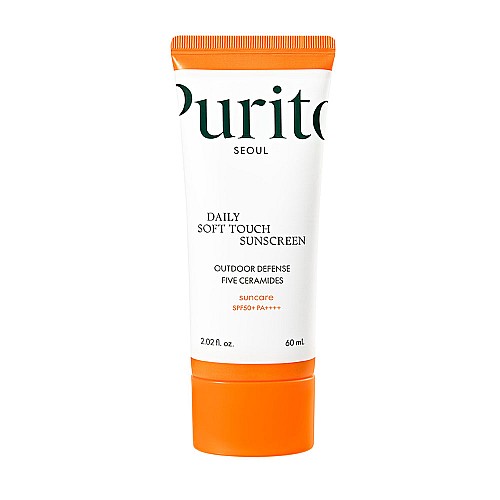 Слънцезащитен крем със серамиди SPF 50 PA++++  PURITO Seoul Daily Soft Touch Sunscreen 60ml