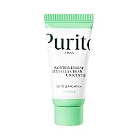 Хидратиращ крем без аромат за чувствителна кожа с центела Purito Wonder Releaf Centella Cream Unscented Mini 15ml