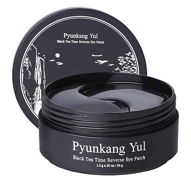 Анти-ейдж пачове за очи с черен чай Pyunkang Yul Black Tea Time Reverse Eye Patch 60бр