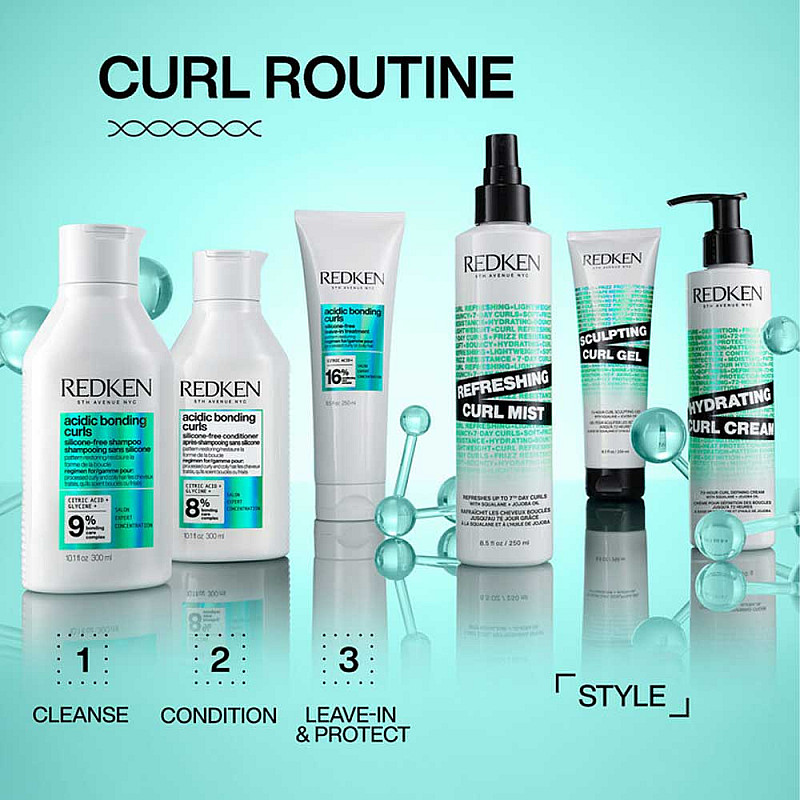 Освежаващ спрей за перфектни къдрици Redken Refreshing Curl Mist 250ml