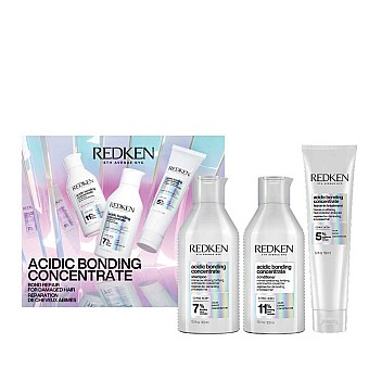 Комплект за интензивно възстановяване и укрепване на увредена коса Redken Acidic Bonding Concentrate Kit 2026