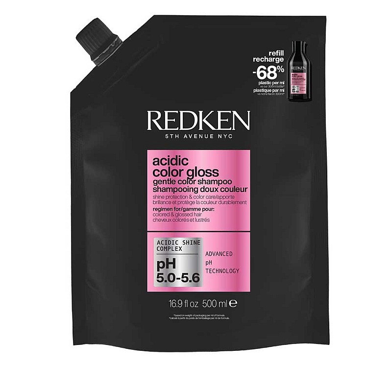 Шампоан за боядисана коса и блясък Redken Acidic Color Gloss Shampoo Refill 500ml