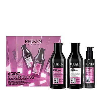 Комплект за дълготраен цвят и огледален блясък Redken Acidic Color Gloss Kit