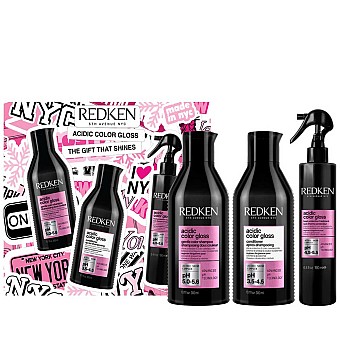 Коледен комплект за блясък и грижа на боядисаната коса Redken Acidic Color Gloss Holiday