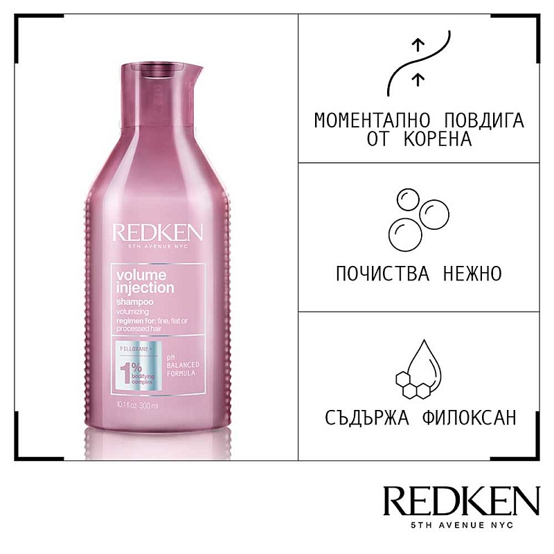 Коледен комплект за обем и плътност на косата Redken Volume Injection Holiday