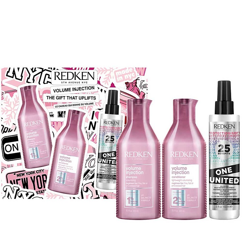 Коледен комплект за обем и плътност на косата Redken Volume Injection Holiday