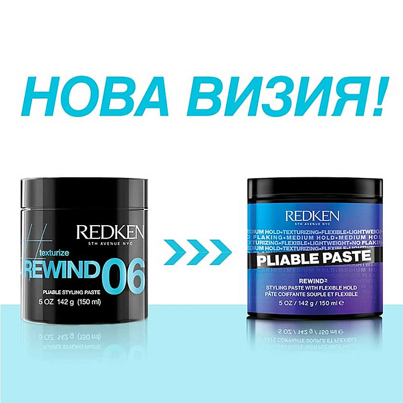 Стилизираща паста средна фиксация Redken Pliable Paste 150ml