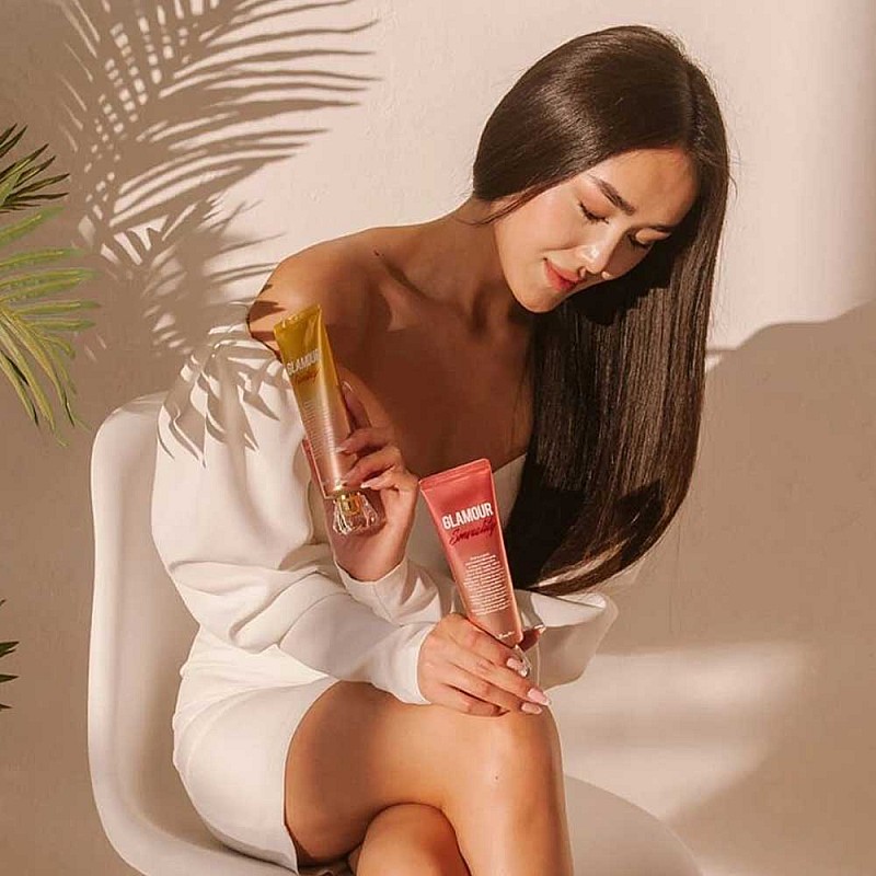 Крем за тяло мандарина и жасмин Kiss by Rosemine Fragrance Body Cream Glamour Precious 140ml