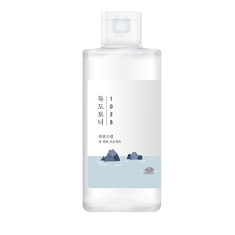 Тонер за лице с лек пилинг ефект Round Lab 1025 Dokdo Toner 500ml