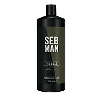Уплътняващ шампоан за фина коса SebMan The Boss Tickening  Shampoo 1000ml