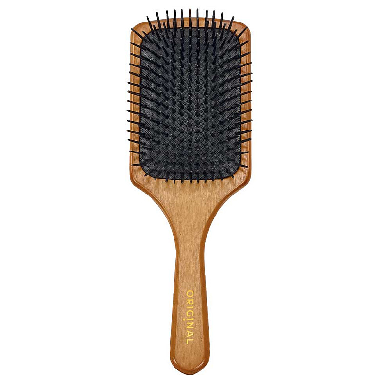 Дървена четка за разресване Original OBB Paddle Brush L