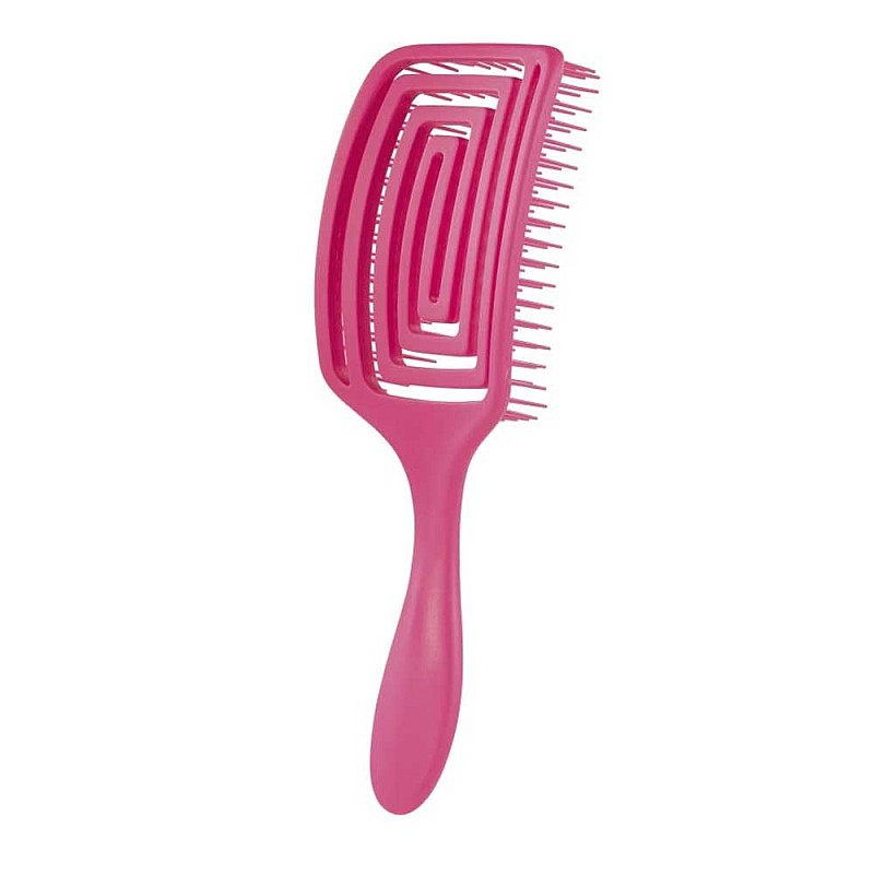 Четка за коса ергономична Sibel Vented Brush Pink