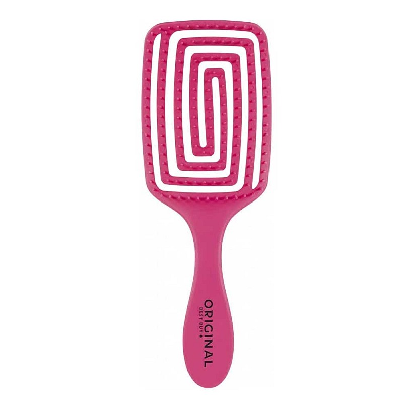 Четка за коса ергономична Sibel Vented Brush Pink