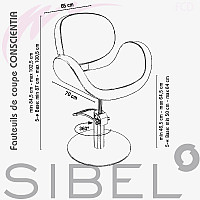 Фризьорски стол Sibel Conscientia