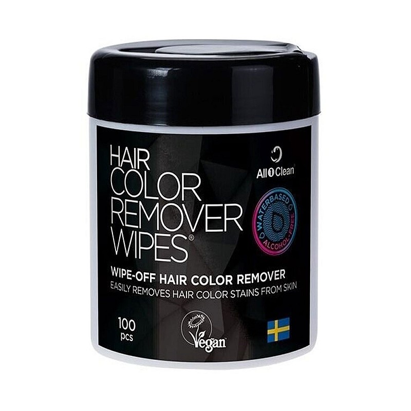 Кърпички за отстраняване на боя от кожата ALL1CLEAN Color Stain Wipes 100бр