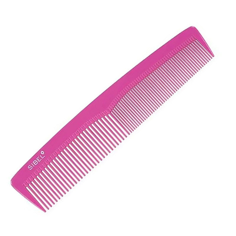 Антистатичен гребен Sibel Pink Pom Combs 20см