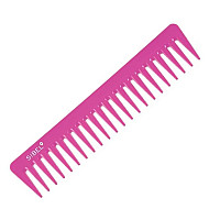 Антистатичен гребен за разресване Sibel Pink Pom Combs 19см