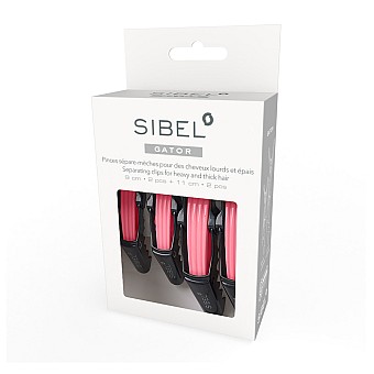 Щипки за коса крокодил Sibel Gator Clips 2x9cm