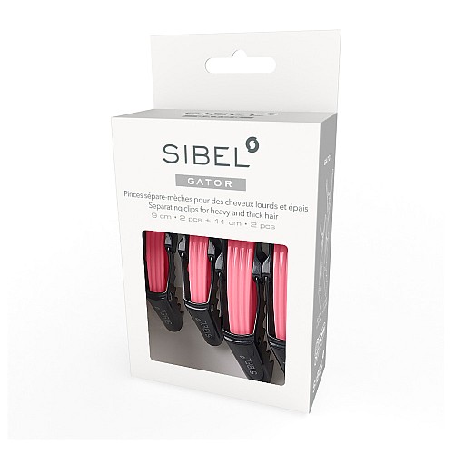 Щипки за коса крокодил Sibel Gator Clips 2x9cm