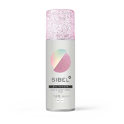 Спрей за коса и тяло розов SIBEL H&B Shimmer Spray 125ml