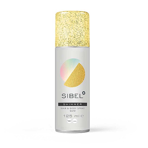 Спрей за коса и тяло златен SIBEL H&B Shimmer Spray 125ml