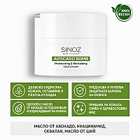 Интензивен подхранващ крем за лице с авокадо Sinoz Avocado Bomb Face Cream 50ml