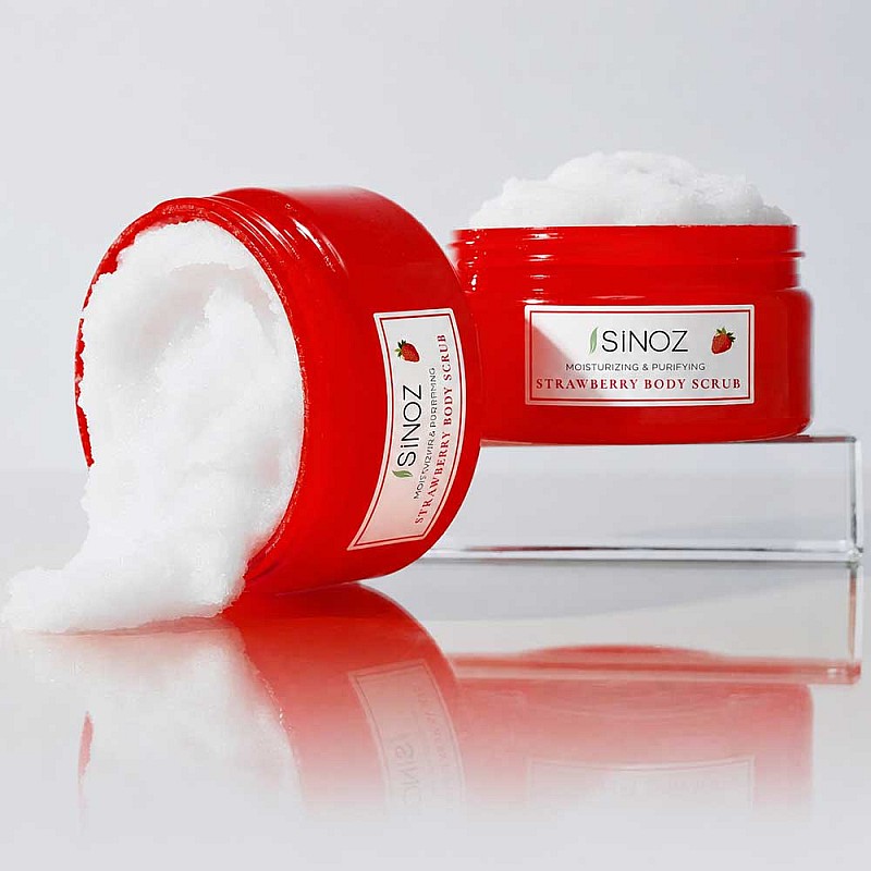 Пилинг за ръце и тяло ягода Sinoz Body Scrub Strawberry 300g