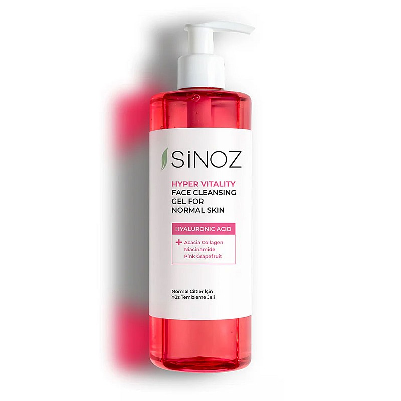 Почистващ гел за нормална кожа Sinoz Hyper Vitality Face Cleansing Gel for Normal Skin 400ml