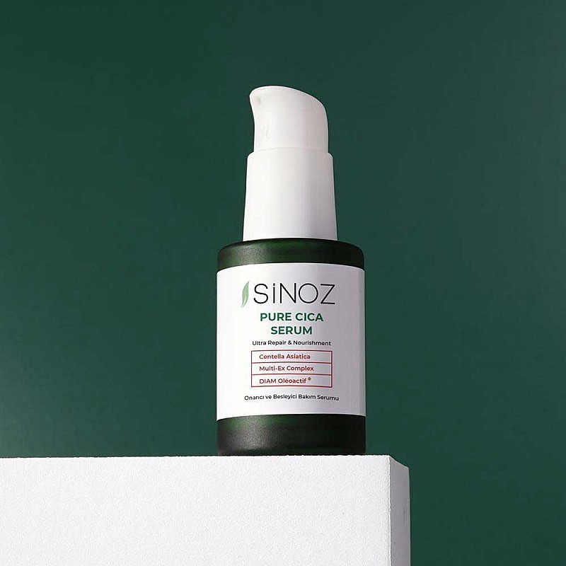 Възстановяващ серум за лице с центела Sinoz Pure Cica Serum 30ml