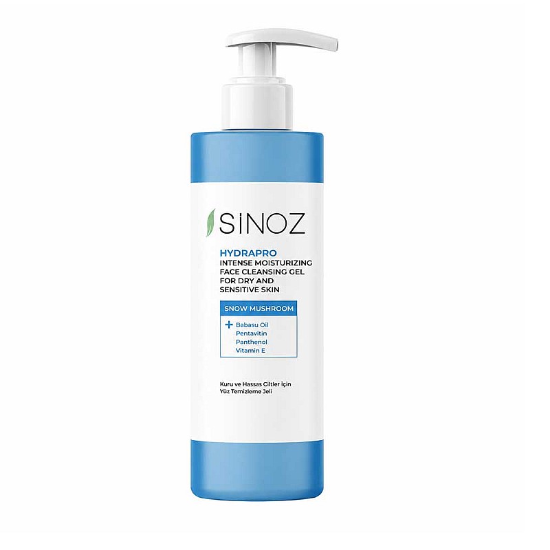 Почистващ гел за суха и чувствителна кожа Sinoz Hydrapro Intense Moisturizing Face Cleansing Gel 400ml