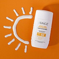 Слънцезащитен флуид за лице SPF 50+ Sinoz Daily Sun Protect Fluid Sunscreen 50ml