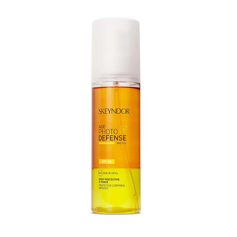 Двуфазно слънцезащитно масло за тяло Skeyndor B-Phase Body Protective SPF50 200ml