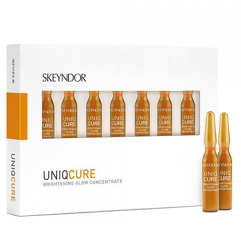 Ампула за блясък Skeyndor UniqCure Brightening Glow Concentrate 7x2ml