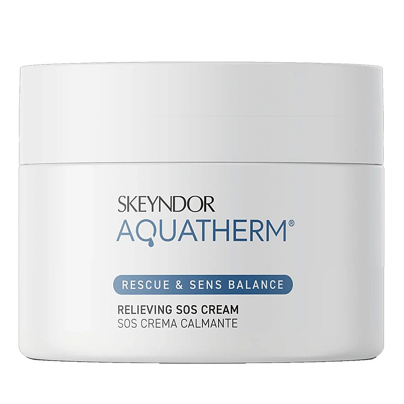 Успокояващ SOS крем против зачервявания Skeyndor Aquatherm SOS Relieving Cream 50ml