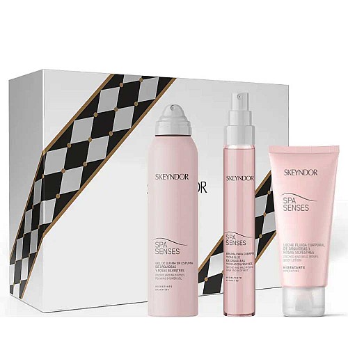 Коледен комплект луксозна грижа за тялото Skeyndor Spa Senses Christmas kit 2024