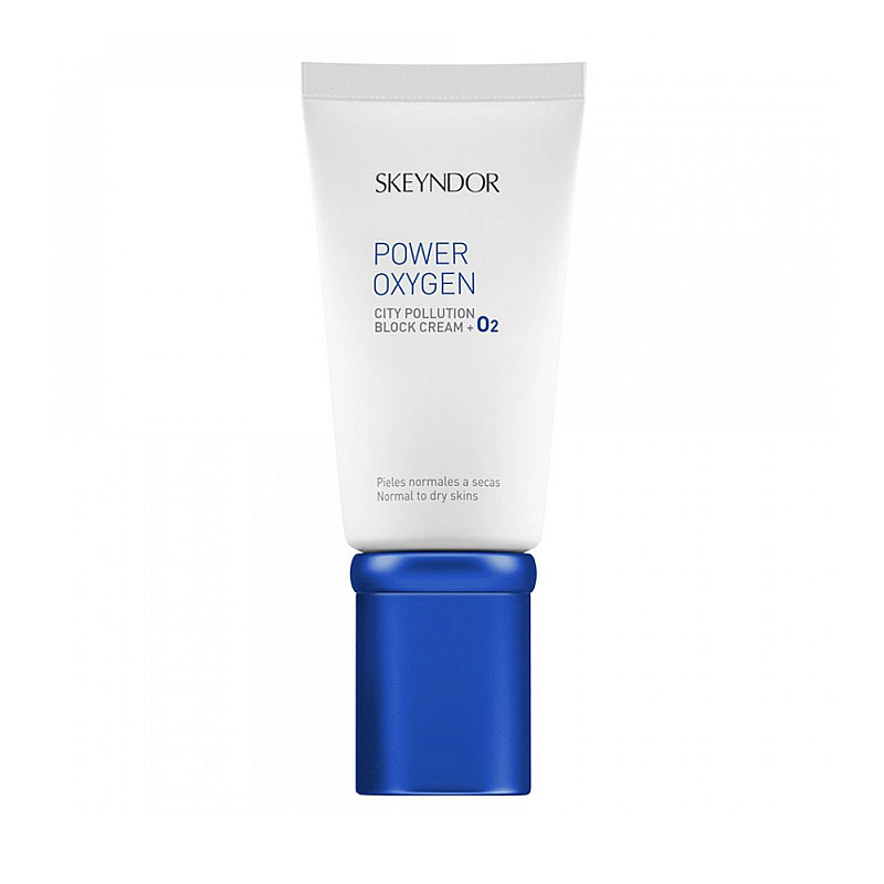 Крем с кислород и блокер против градско замърсяване Skeyndor Power Oxygen City Pollution Block Cream 50ml