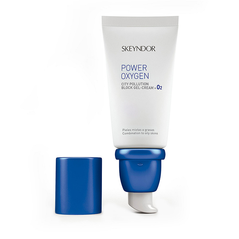 Гел-крем с кислород и блокер за мазна кожа Skeyndor Power Oxygen City Pollution Block Gel-Cream 50ml