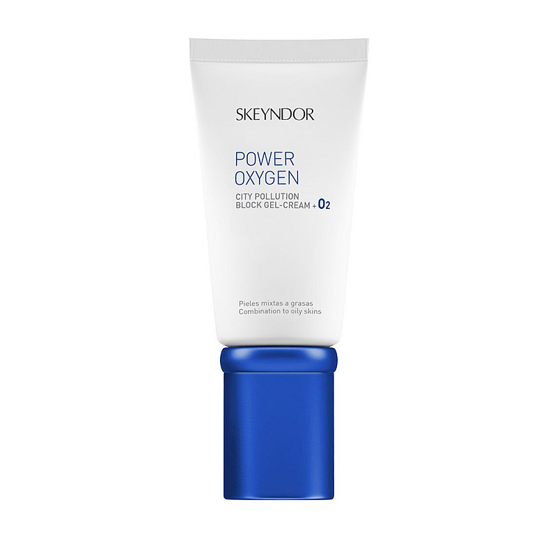 Гел-крем с кислород и блокер за мазна кожа Skeyndor Power Oxygen City Pollution Block Gel-Cream 50ml