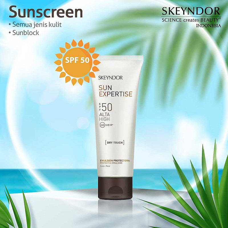 Слънцезащитна емулсия за лице SPF 50 Skeyndor Sun Expertise Dry Touch Emulsion Sun SPF50 75ml