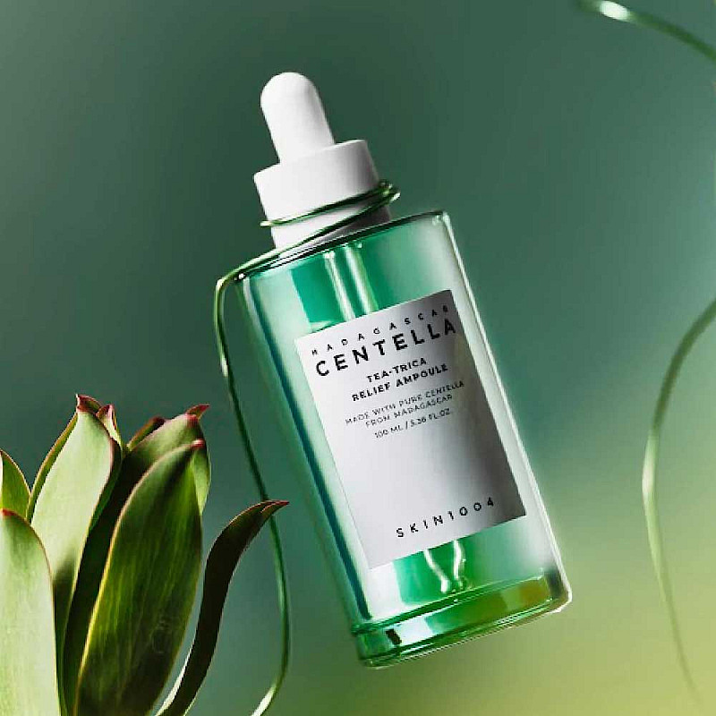 Ампулен серум против акне Skin1004 Madagascar Centella Tea-Trica Relief Ampoule 100ml