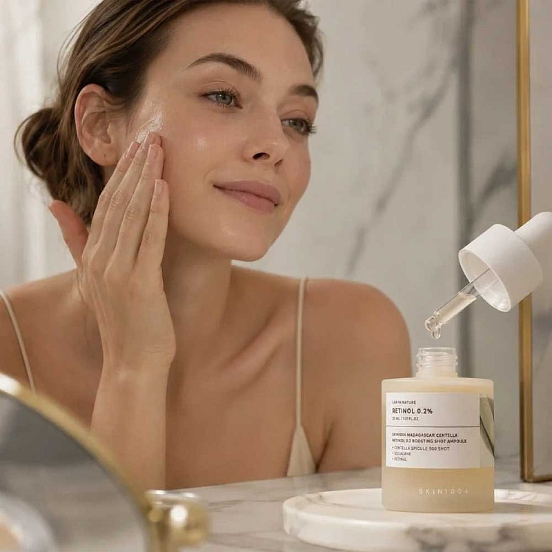 Ампула с ретинол SKIN1004 Retinol 0.2 Boosting Shot Ampoule 30ml